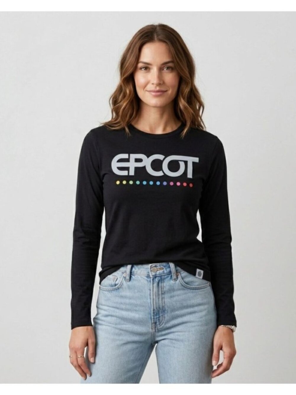 Women's - Epcot Black Long Sleeve Shirt, Size XS
